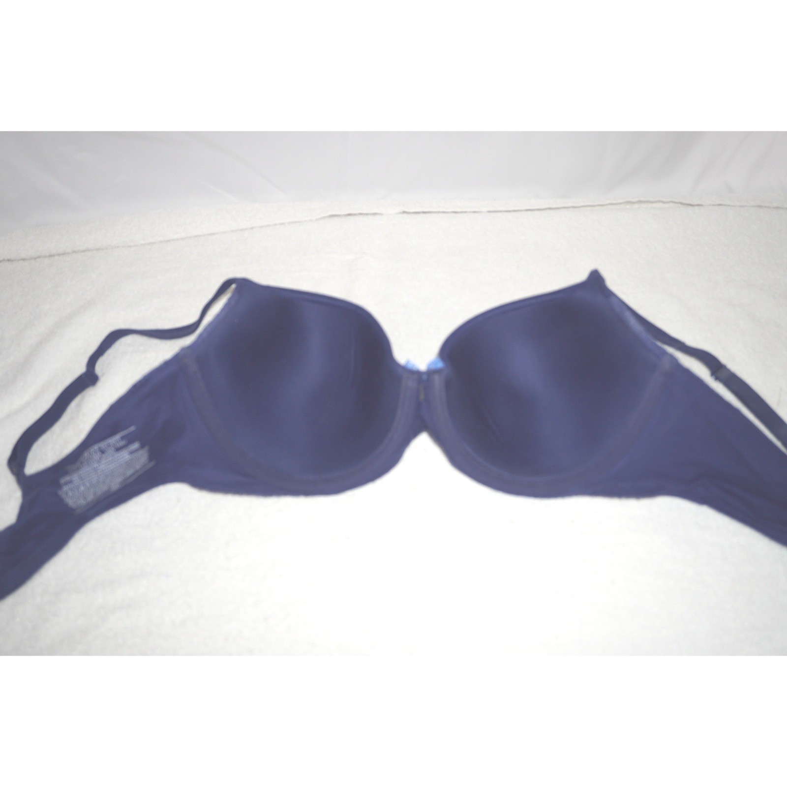 Victorias Secret Body by Victoria Lined Demi Bra Blue Lace 36D 344598