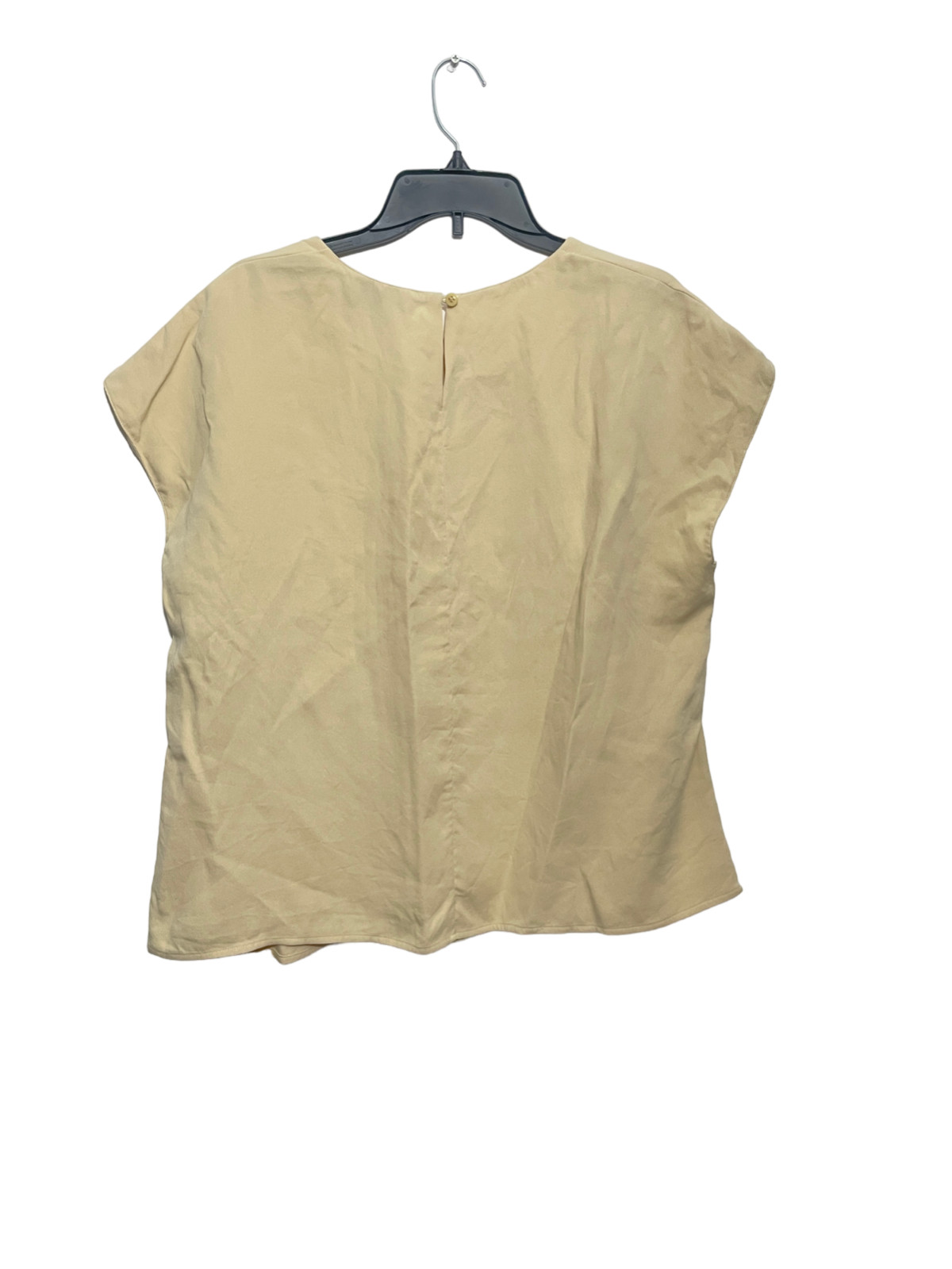 Emanuel 48 14 Cream Silk Top Shell with some Stretch