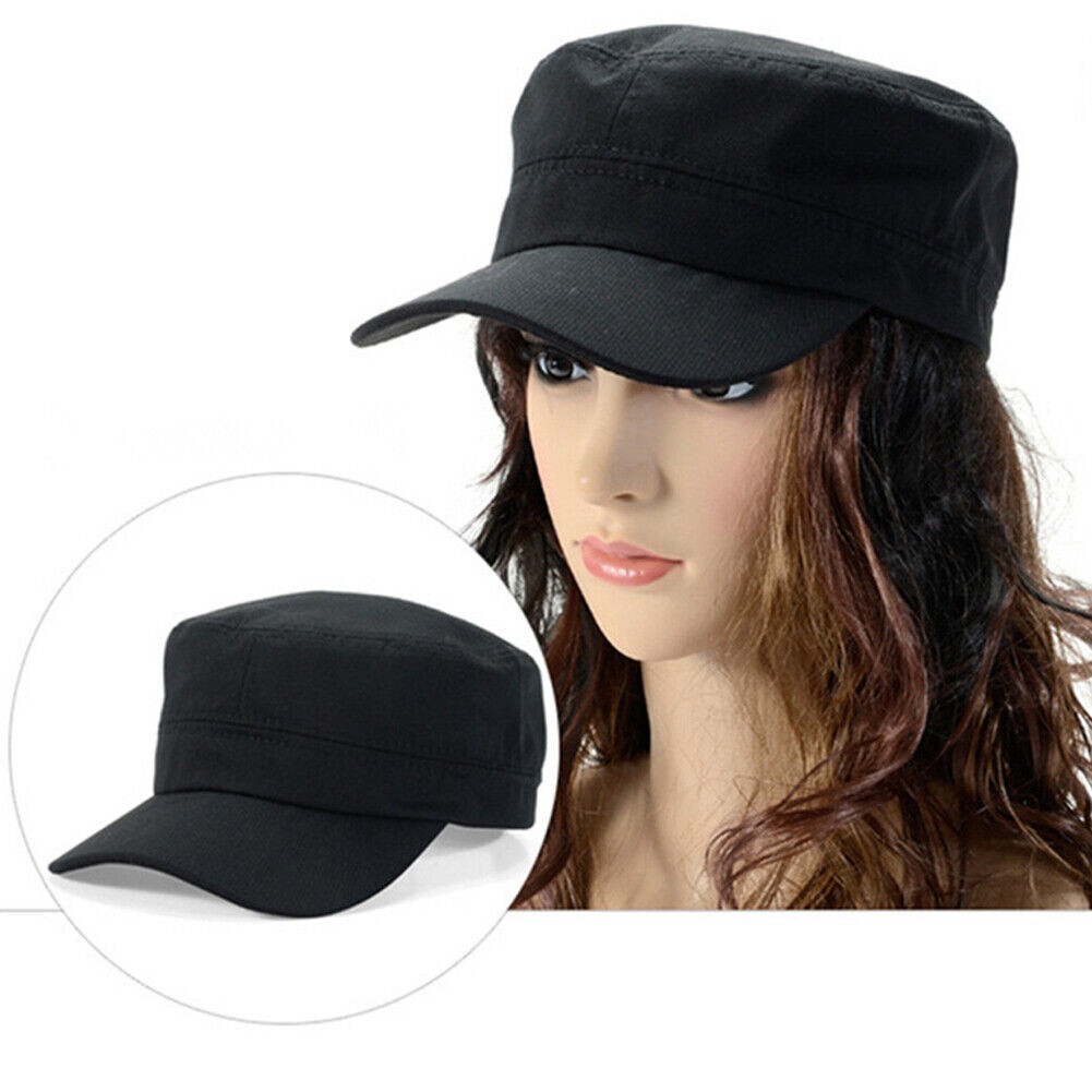 Unisex Baseball Cap Breathable Flat Top Hat for Outdoor Sports, Casual & Formal