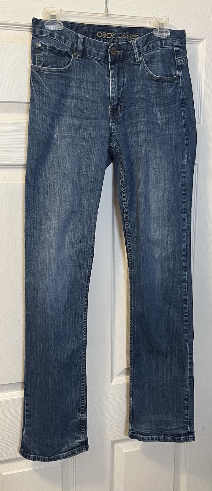 CODY JAMES 29×34 Men’s Straight Cotton Denim Blue Jeans 99% Cotton 1% Spandex
