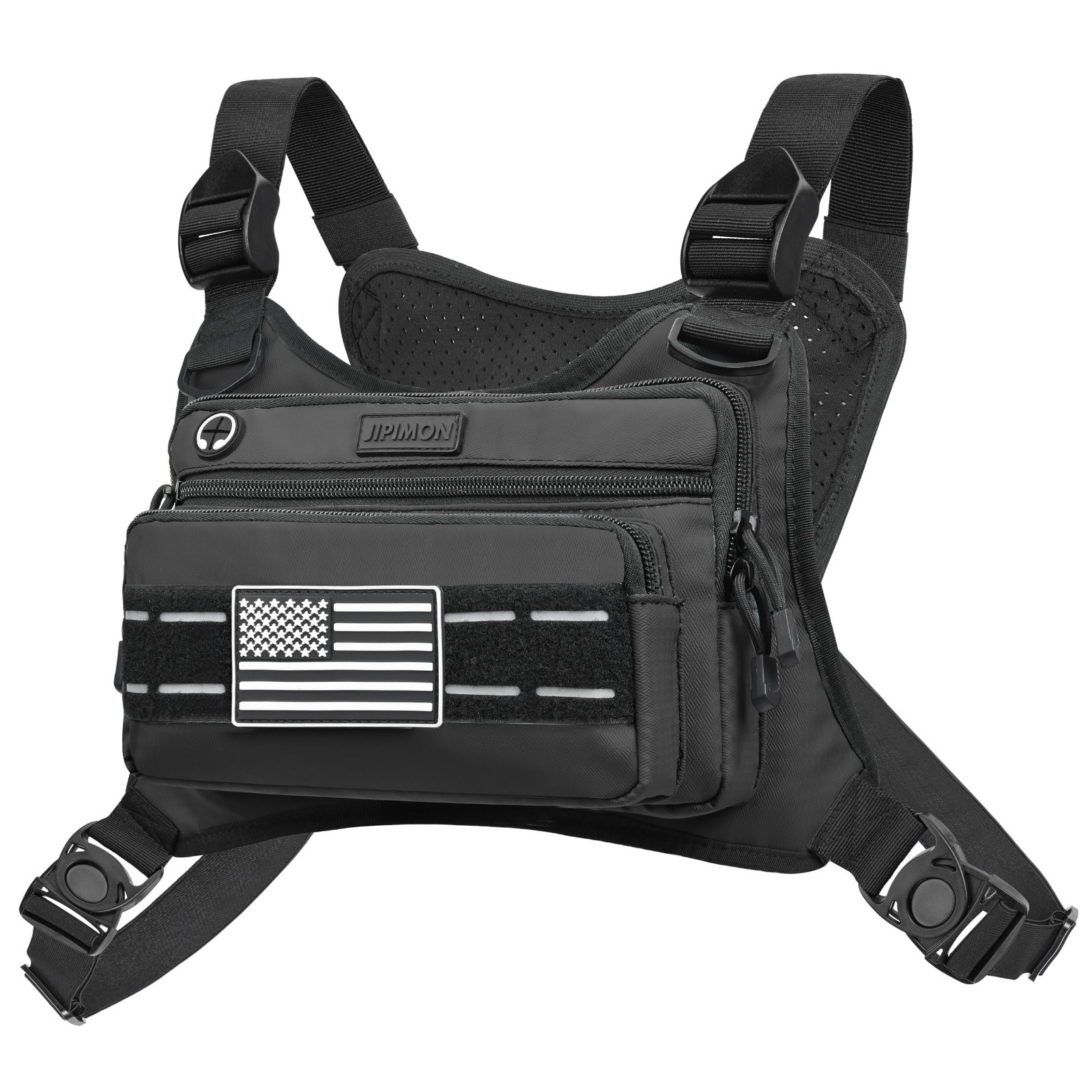 Waterproof Chest Bag for Men – Extra Storage for Running, Cycling, Hiking, Climb