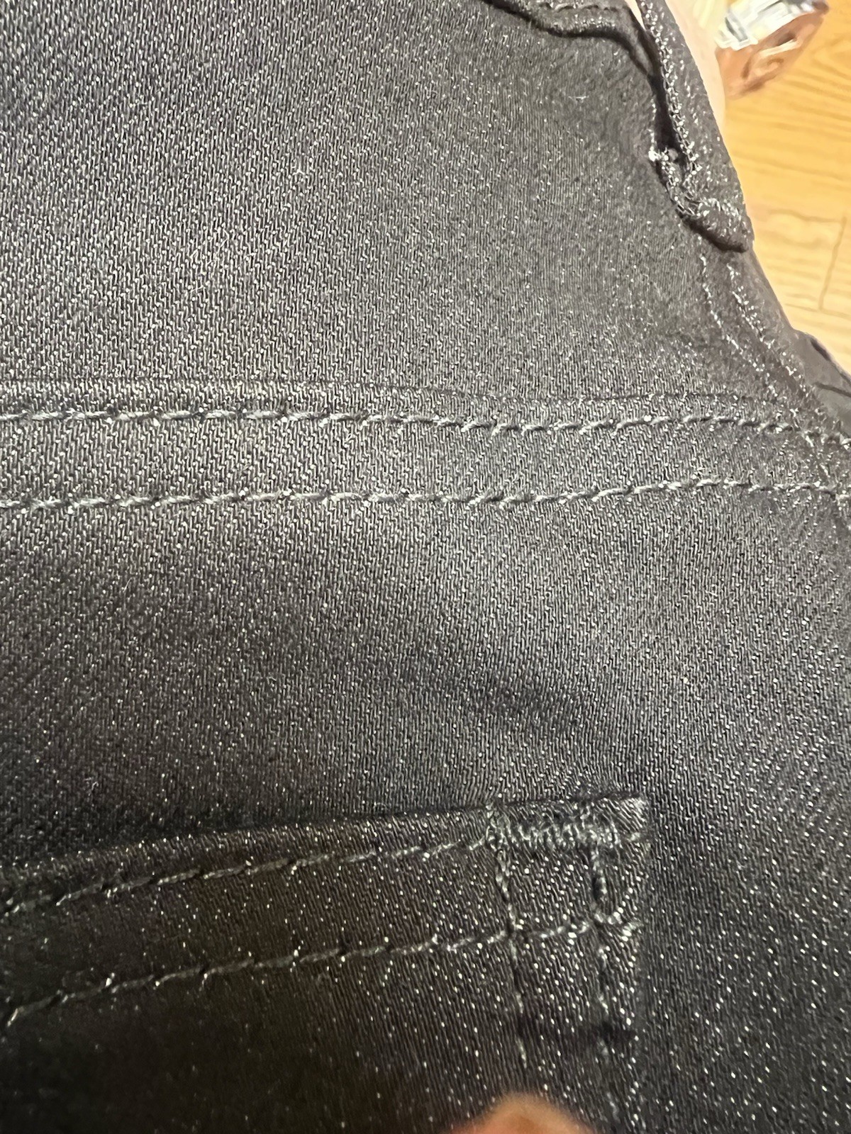 Blue Delta Womens Jeans Straight Mid Rise RW28 Dry Clean Casual Black