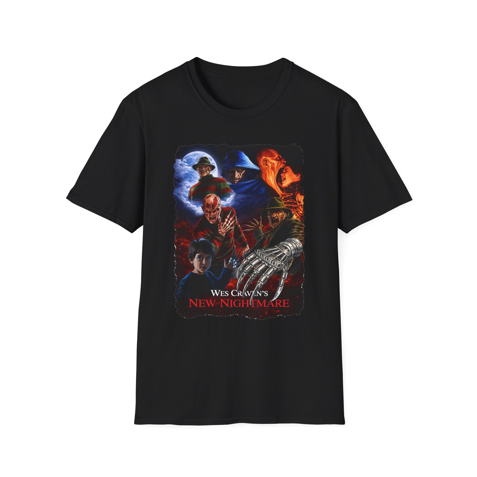 wes cravens New Nightmare T-Shirt | Horror Movie Tee