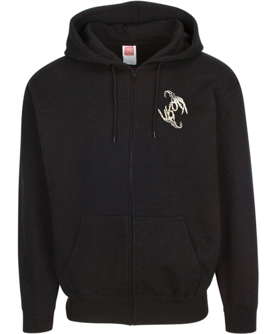 Korn Nu Metal Band Men’s Black Zip Sweater (Multiple Variations)