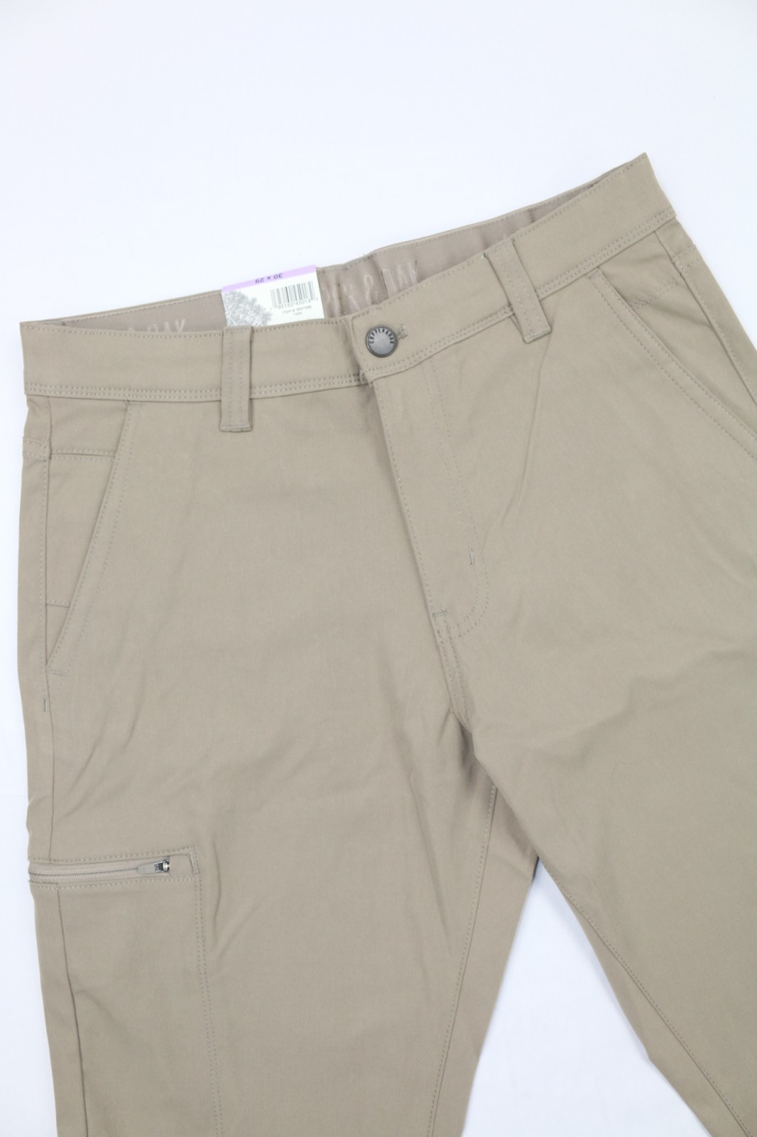Copper and Oak Supply Co Utility Pants Men 30×29 Tan Straight Fit Tech