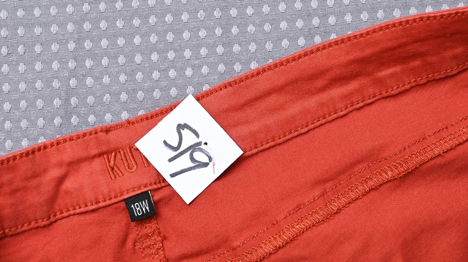 KUT From The Kloth® 98% Cotton 2% Spandex Boyfriend Jeans Size 18W Red
