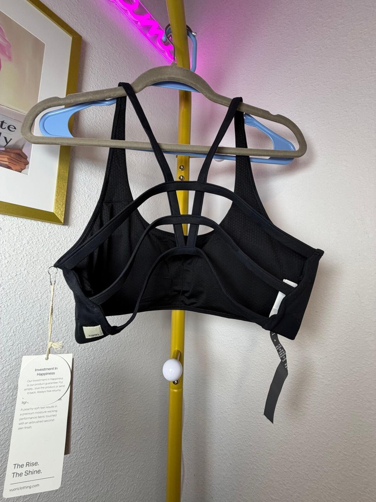 VUORI YOSEMITE BRA NWT – BLK CAMO XL