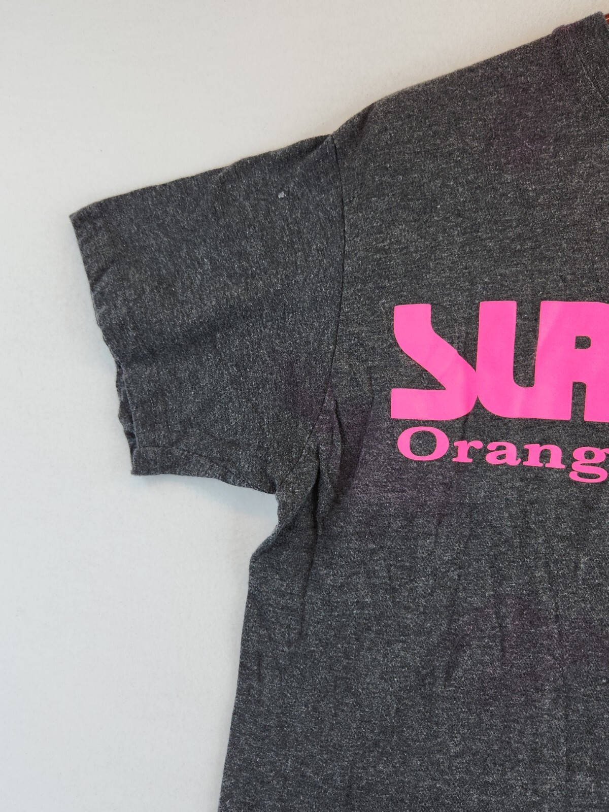 Surf Style Orange Beach Alabama Logo Gray T-shirt Mens Medium
