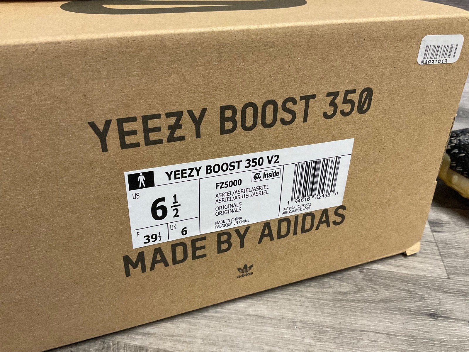 Adidas Yeezy Boost 350 V2 Carbon – FZ5000 – Men’s Size 6.5 – w/ Box