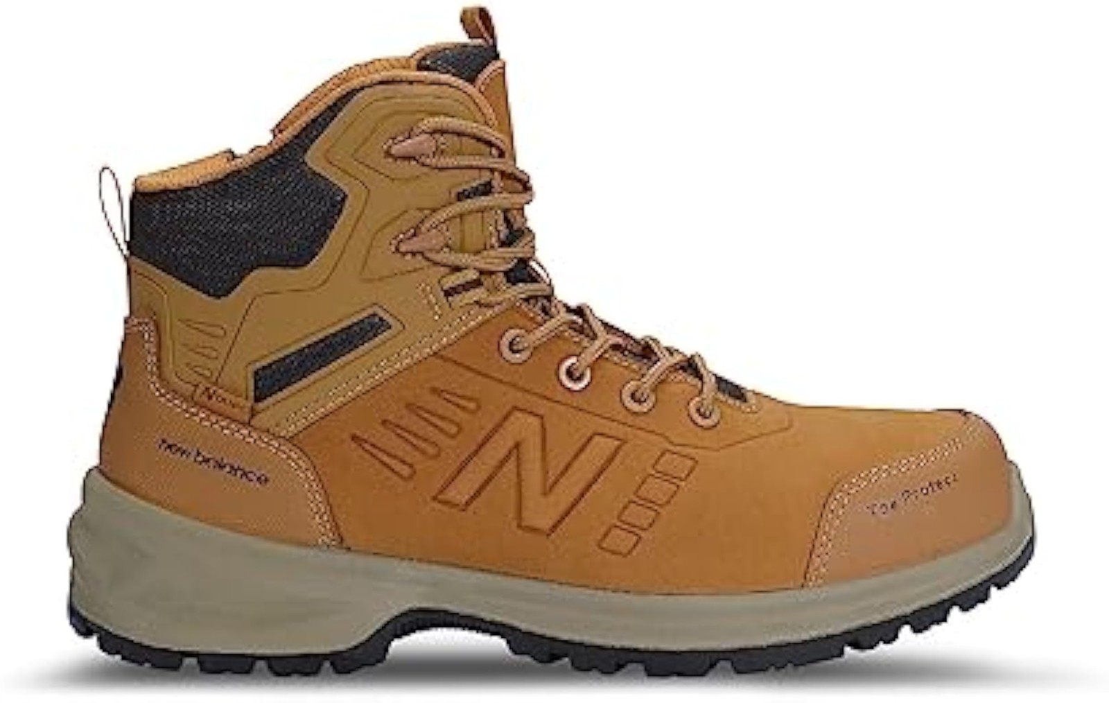 New Balance Men’s Composite Toe Calibre Industrial Boot, Wheat, 7.5 Wide – Wheat
