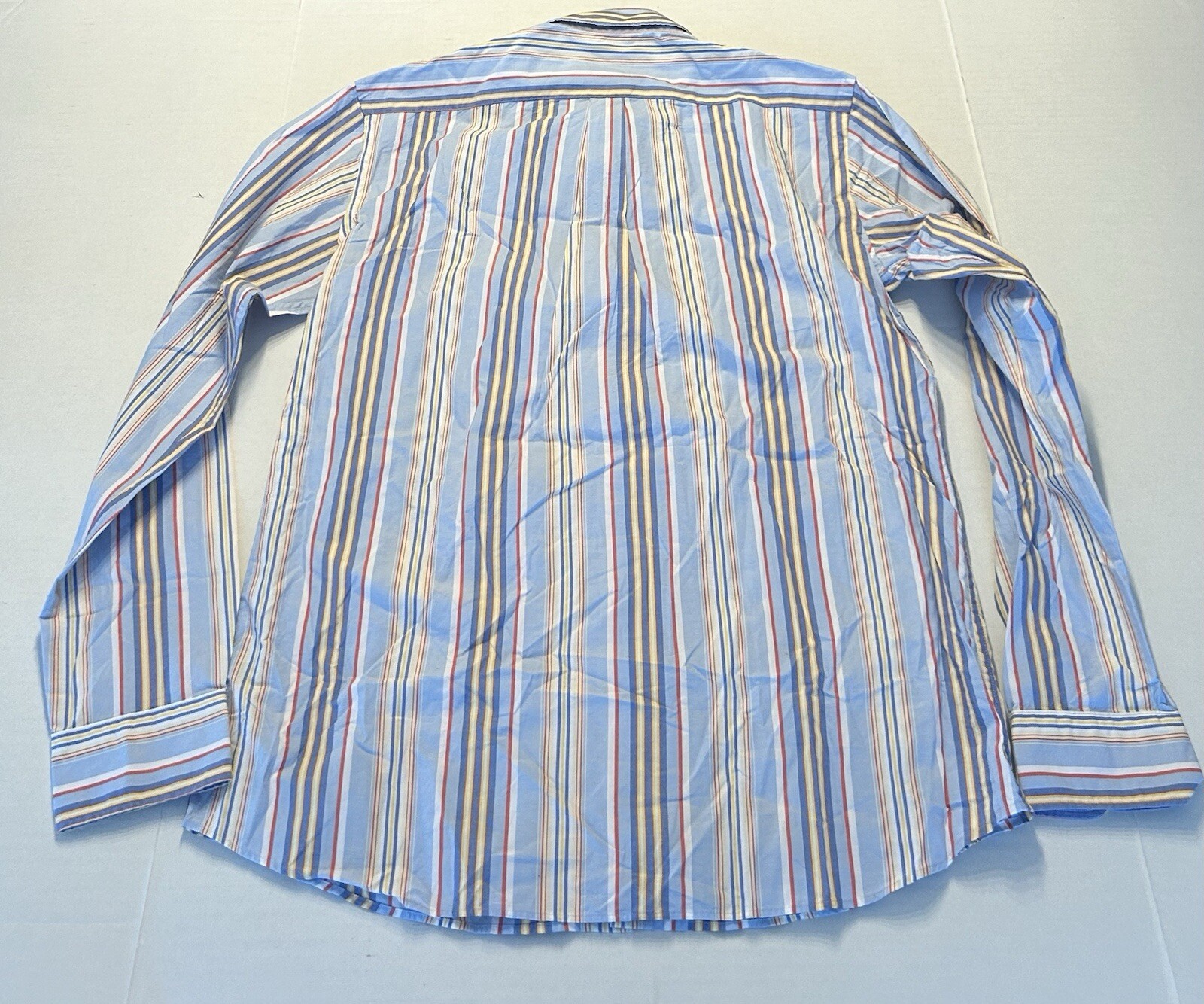 NWT $148 J. McLaughlin Men’s Gramercy Modern Stripe Button Down Size Medium