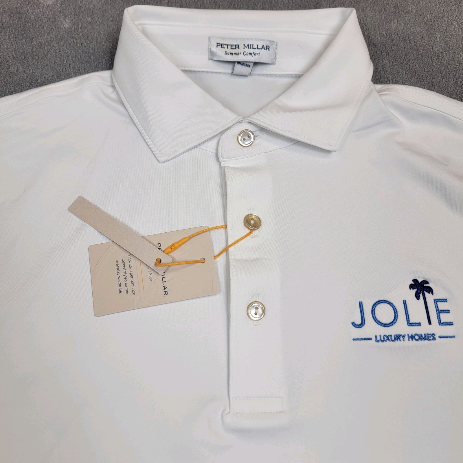 Peter Millar Summer Comfort ME0EK01S Shirt WHITE NEW 3RD PARTY JOLIE MEN’S S