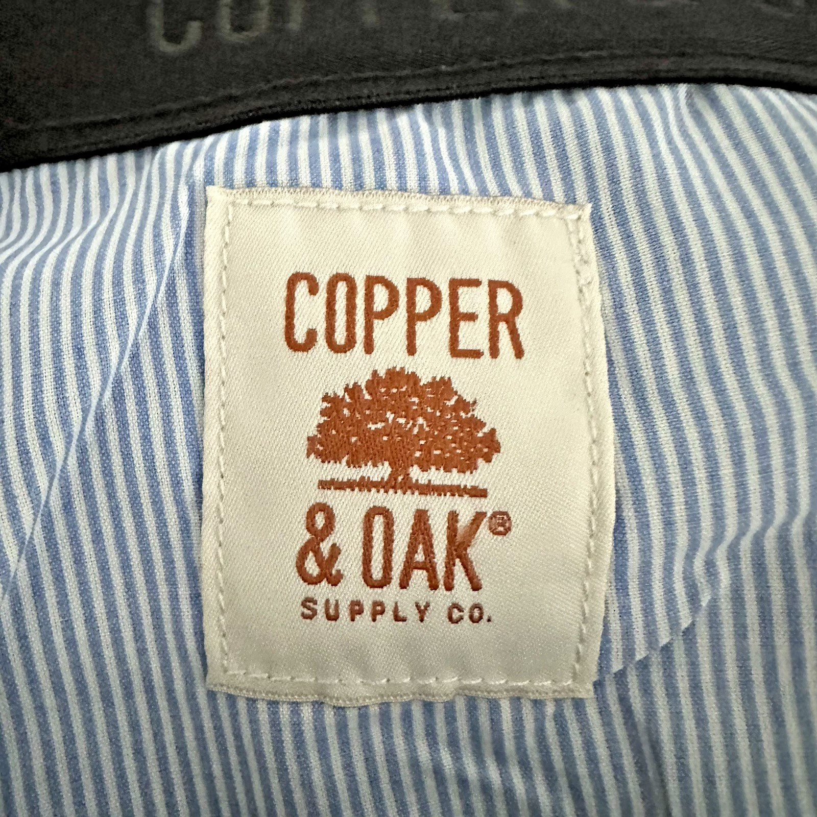 Copper & Oak NWT Men’s 38×30 5 Pocket Polyester Pants Black K5S842 NWT $75