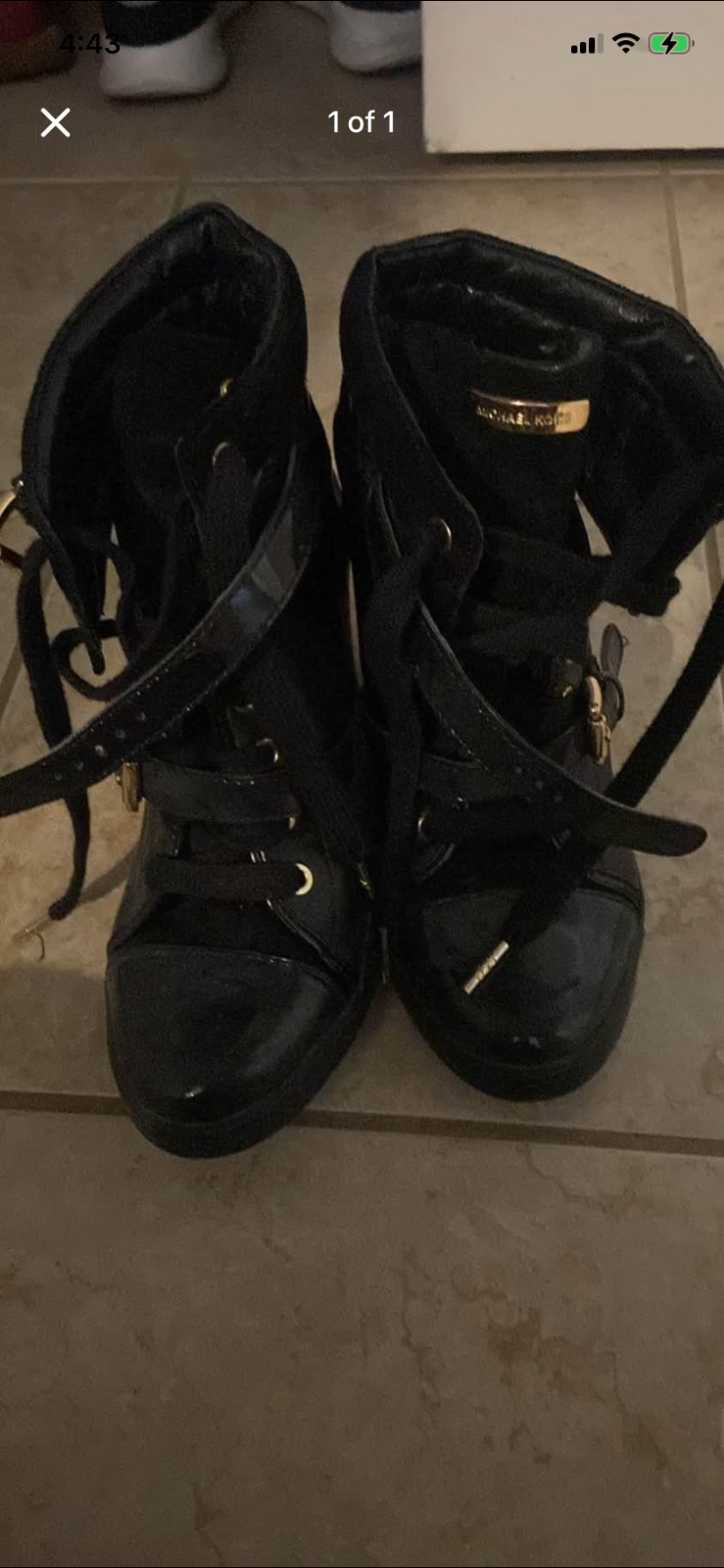 Michael Kors Patent Leather Boots