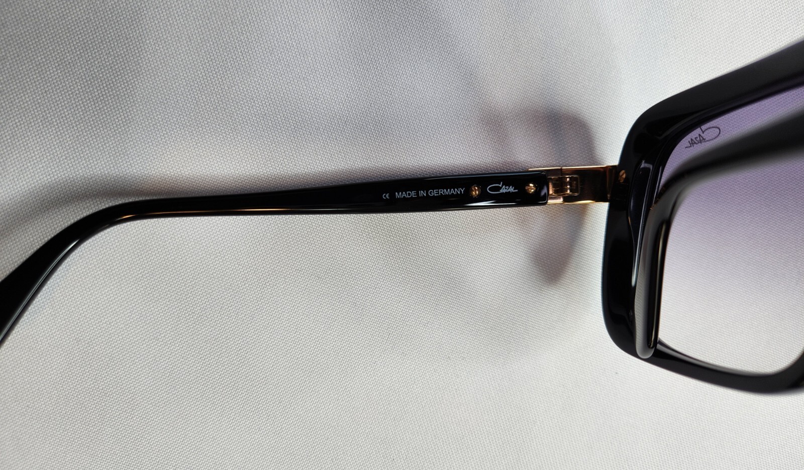 CAZAL LEGENDS MOD. 616/3 COL. 001 BLACK GOLD SUNGLASSES MADE IN GERMANY