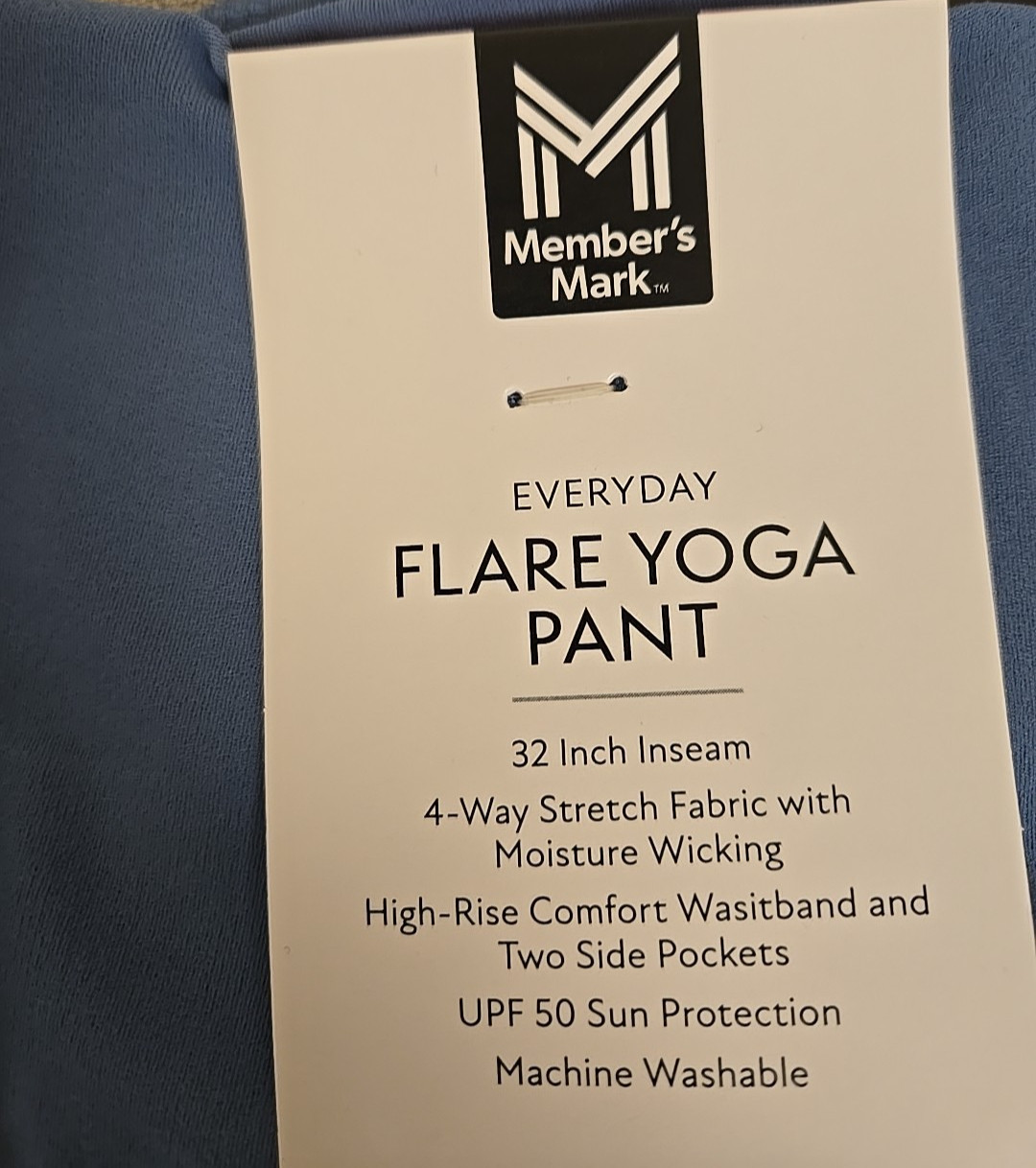 Member’s Mark Everyday Flare Yoga Pant – NWT! Variety of Colors & Sizes