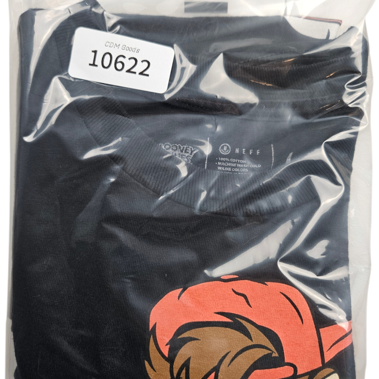 Looney Tunes Neff Tasmanian Devil Shirt Women/Teen Large Hip Hop Retro Tee 90’s