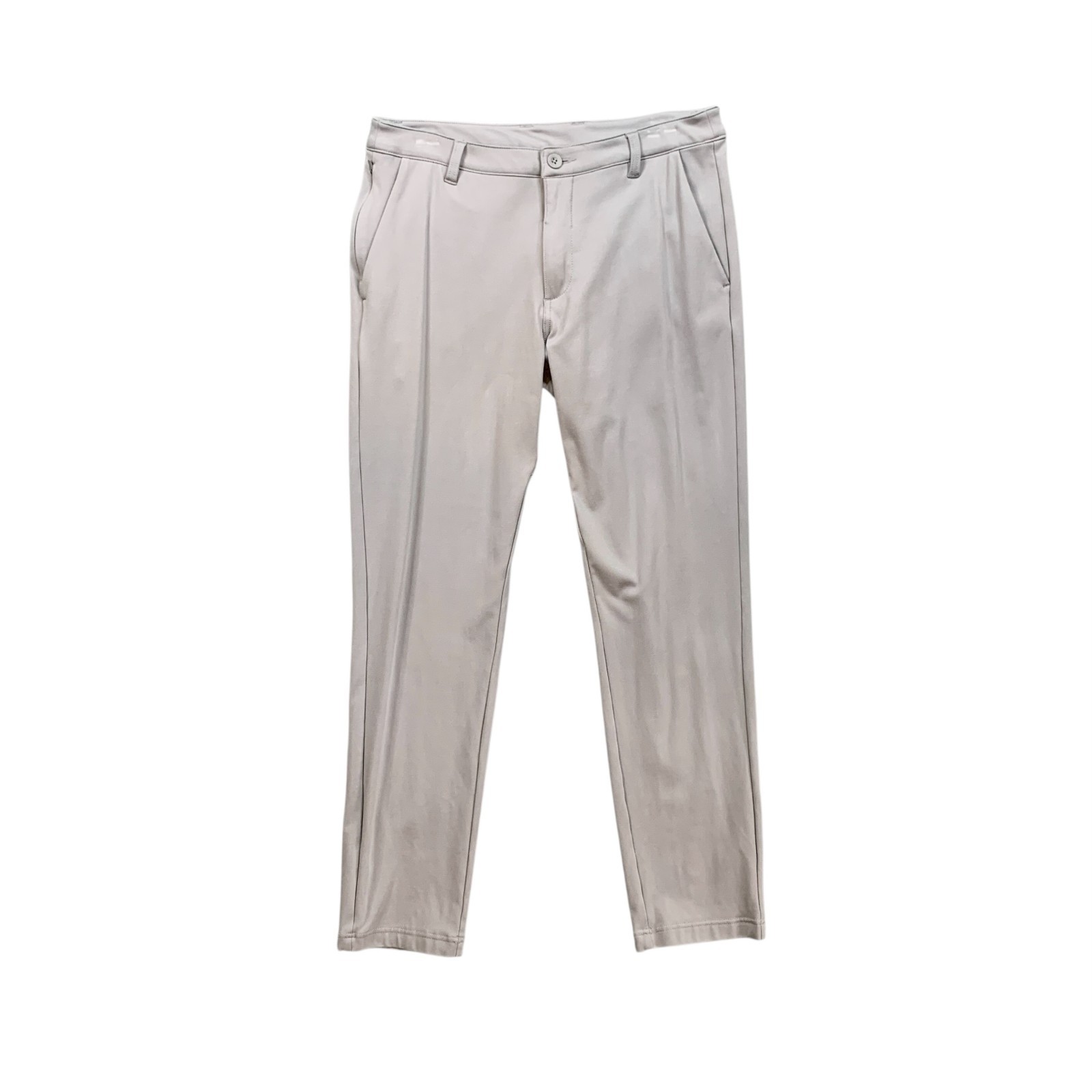 Into The Am Pants Mens 33 Ash Ankle Slim 4-Way Stretch Viscose Nylon Blend