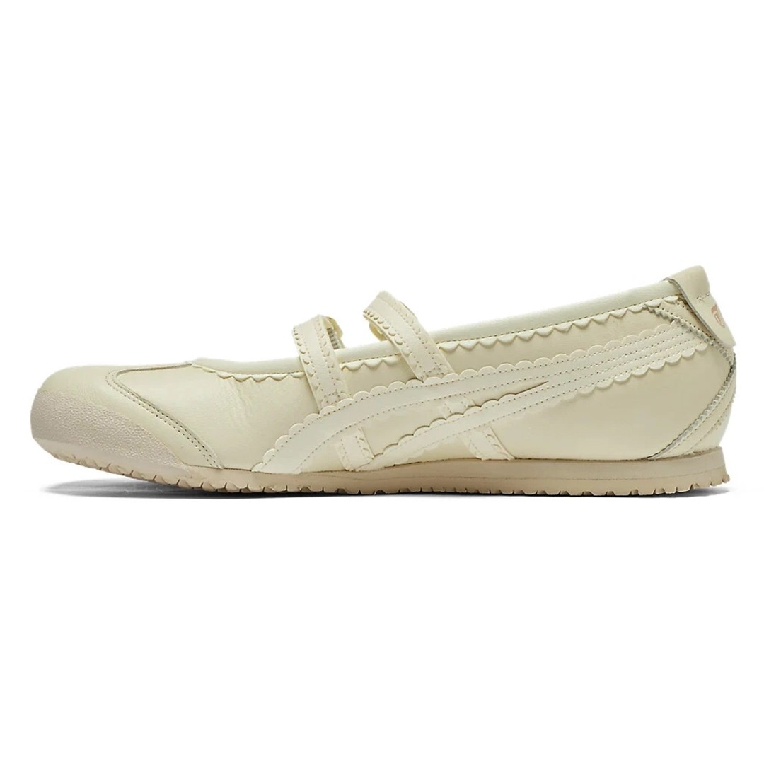 2025 Patou x Onitsuka Tiger Mexico 66 Tgrs Mary Jane Ballet Flats 118A2678-001