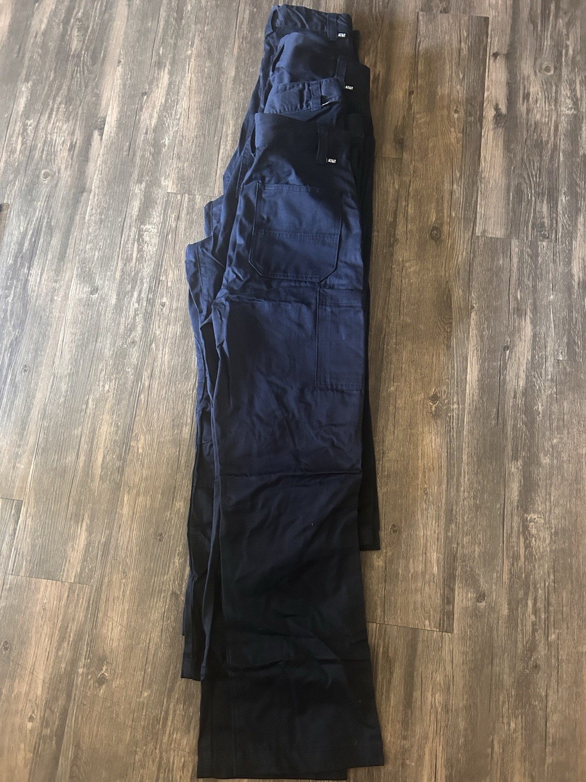 Lot of 4 – IMAGE SOLUTIONS Work Pants Men’s Size 34×32 Navy Uniform Cargo