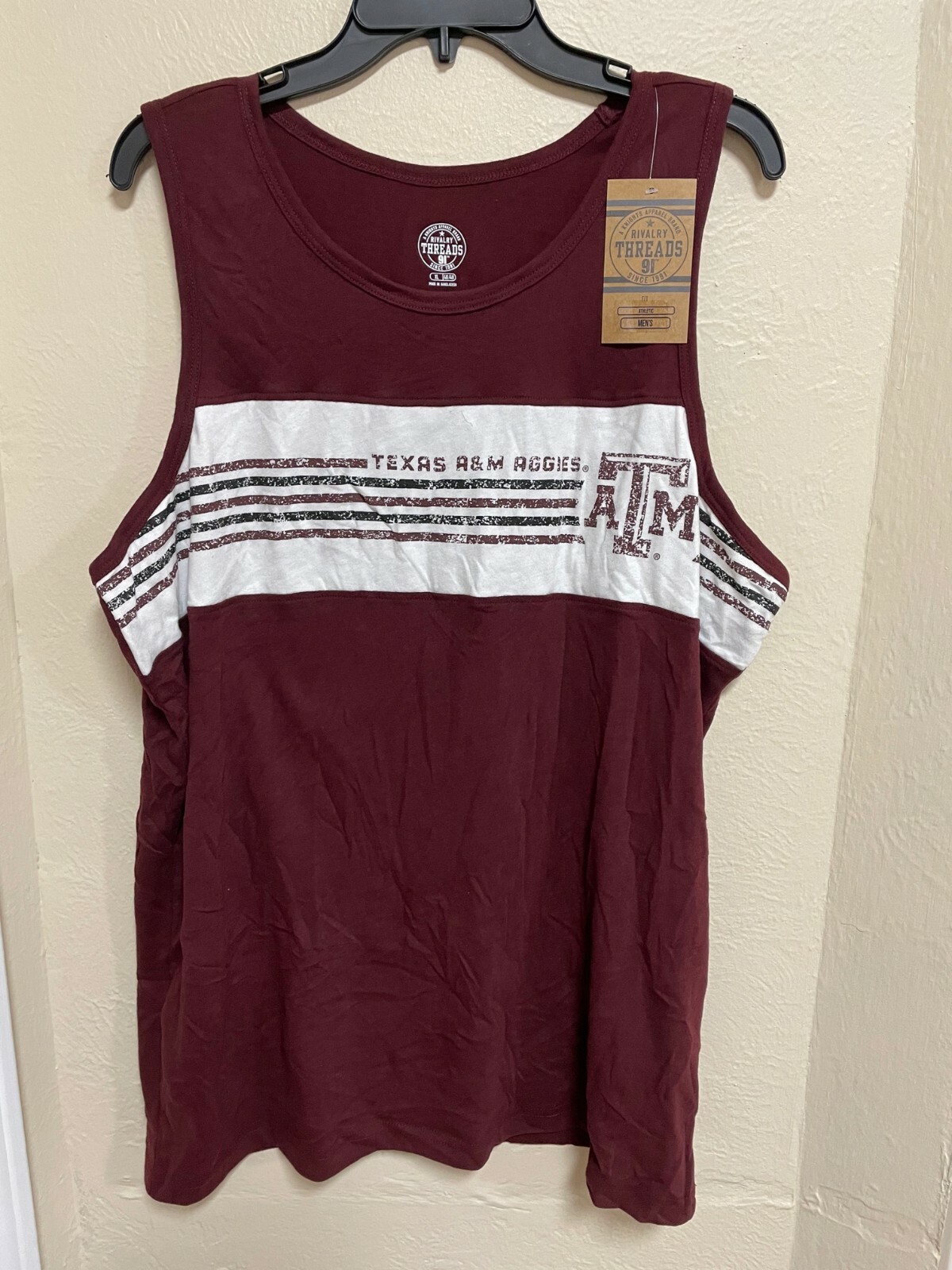 Rivalry Threads 91 Men’s Texas A&M Aggies Tank Top Medium