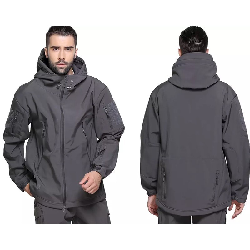 Waterproof Tactical Jacket Mens Military Work Soft Shell Coat Windbreaker Jacket
