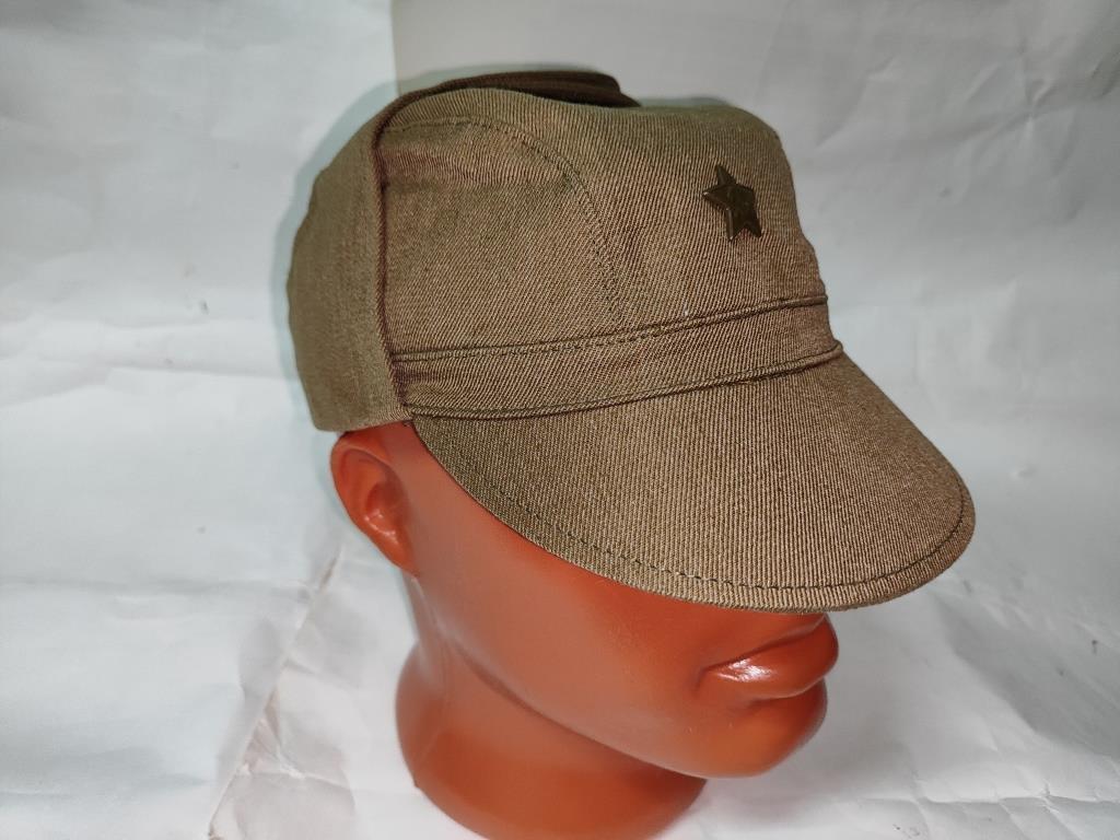Soviet USSR Army Military Uniform Pilotka Afghanistan War Cap Afghanka Hat, USSR