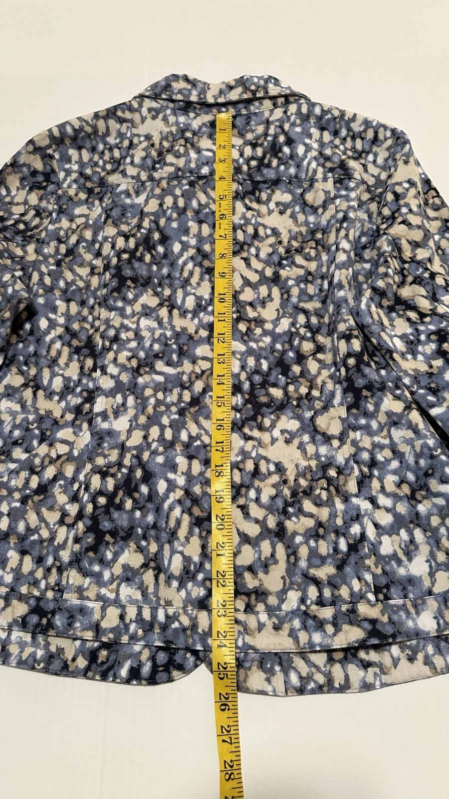 Christopher & Banks Jacket 6-Button Women XL Multicolor Abstract Long Sleeve