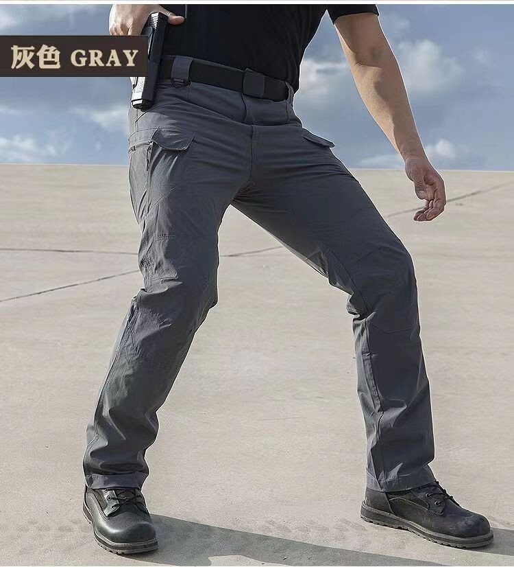 Mens Tactical Cargo Pants Work Pants Combat Outdoor Waterproof Hiking Trousers