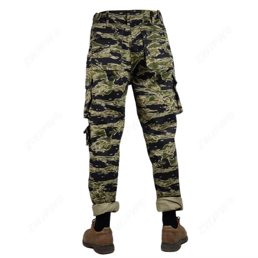 Vietnam War US Army Jacket Trousers Tiger Stripe Camo Combat Uniforms Top Pants