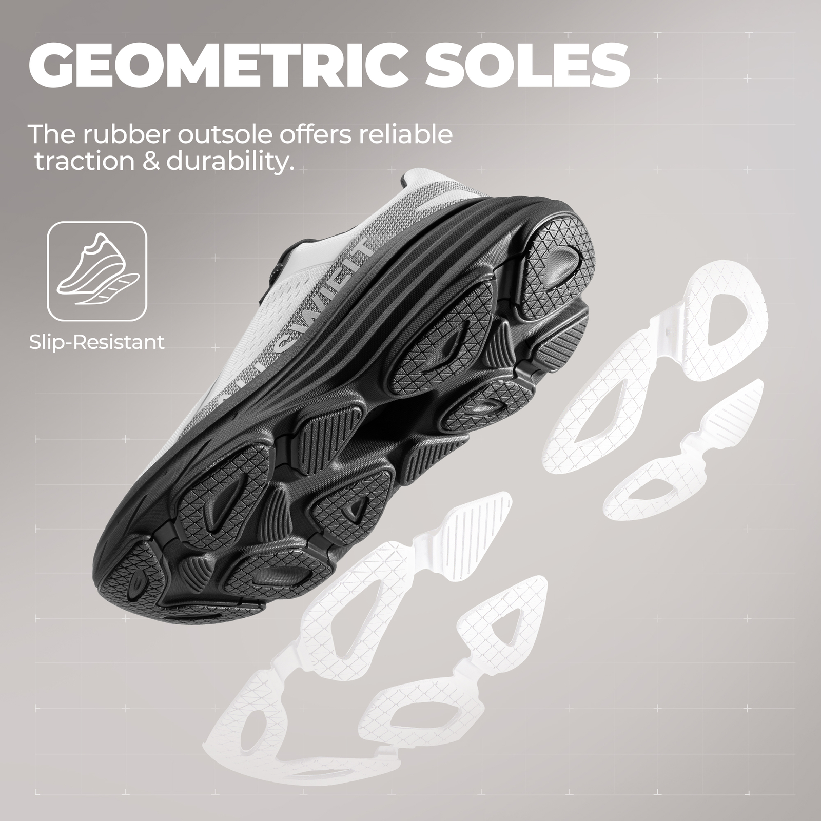 Men’s Walking Shoes Lightweight Running Non-Slip Athletic Fashion Sneakers