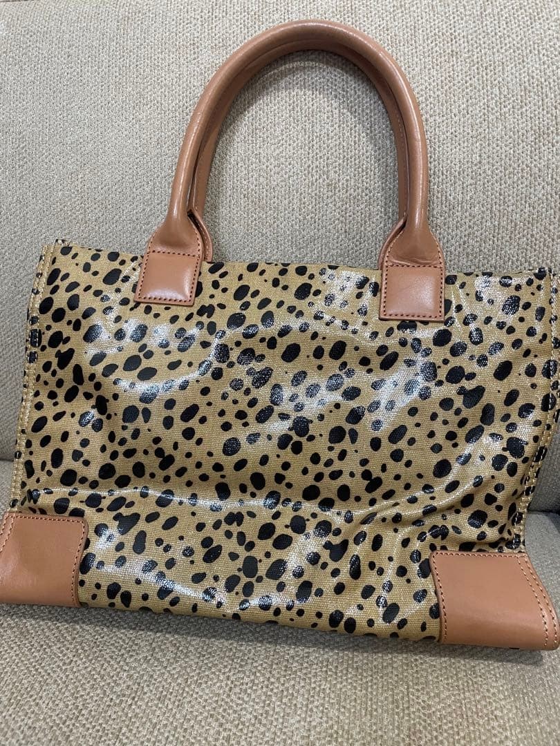 Tory Burch Ella Tote Bag Leopard