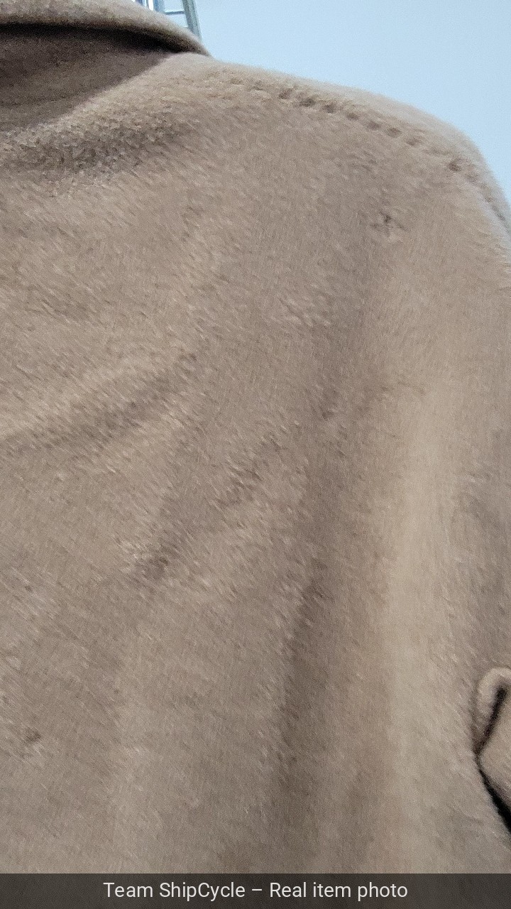 with tags Aritzia Babaton The Ceremony Coat in Re Camel Wool Cocoa Sand G2U