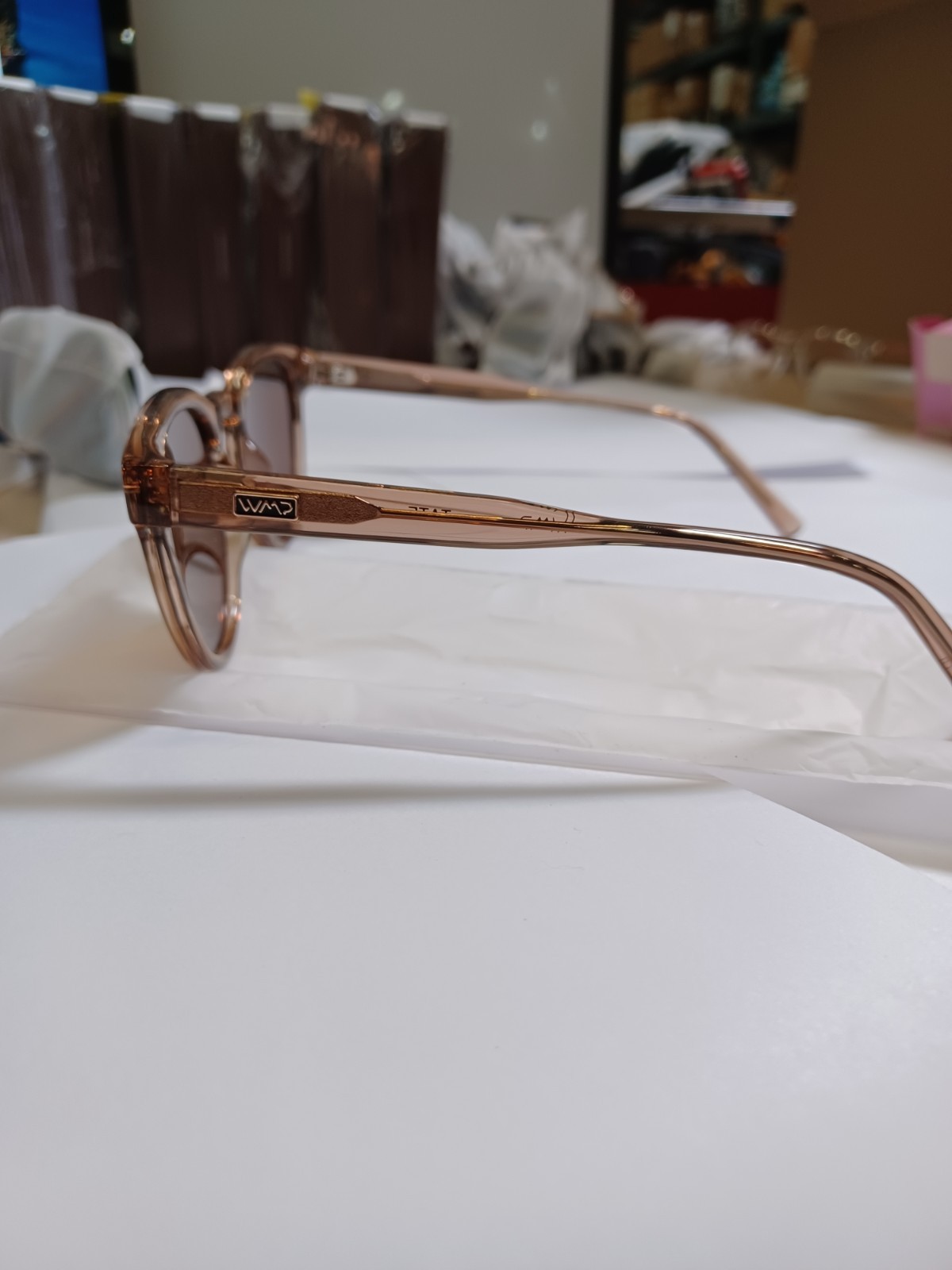 WMP Tate Light Crystal Brown / Brown Lens 50-22-148 Sunglasses