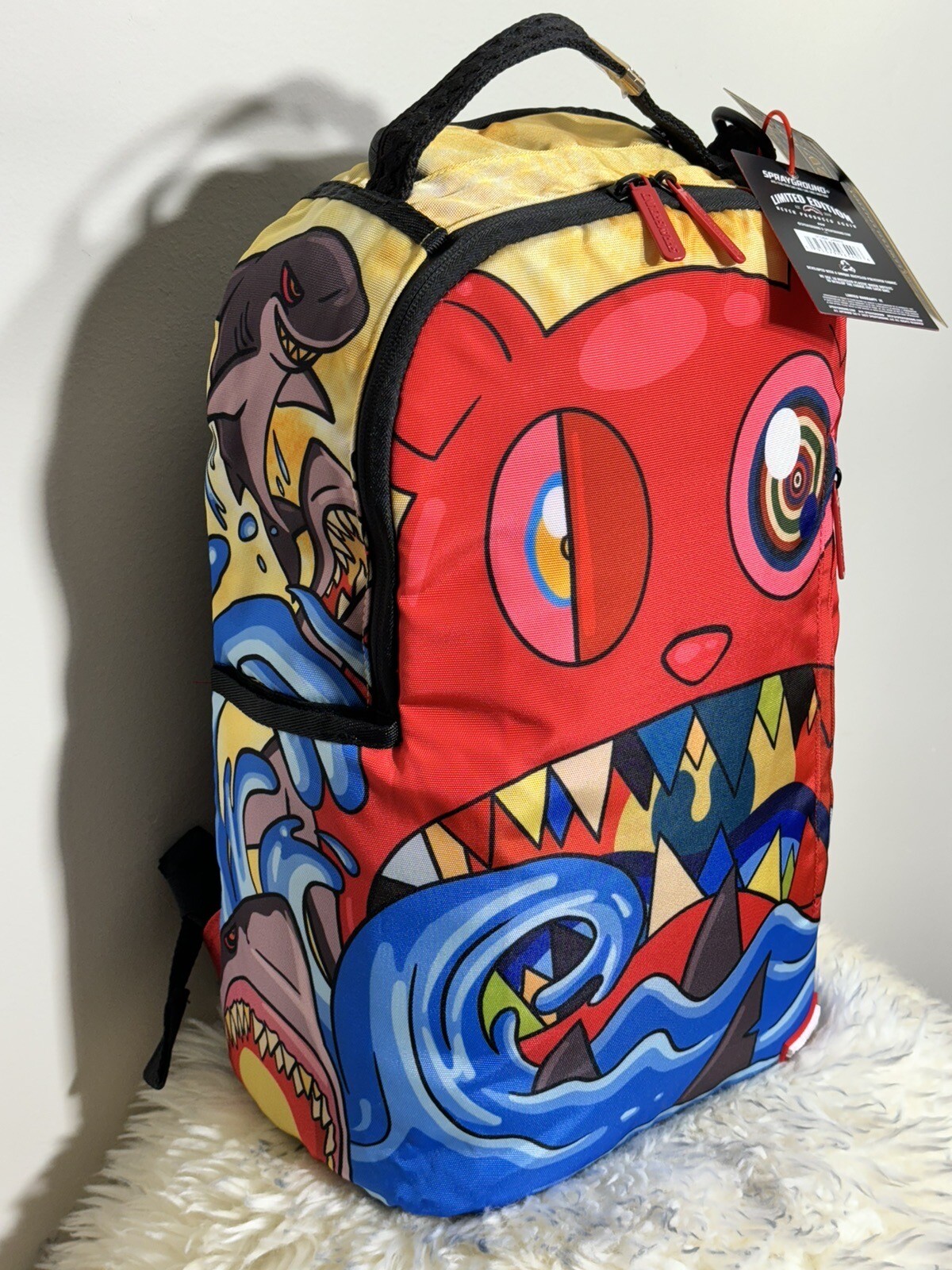 SPRAYGROUND TRIPPY WORLD SG (DLXSR) BACKPACK LIMITED EDITION SOLD OUT EVERYWHERE