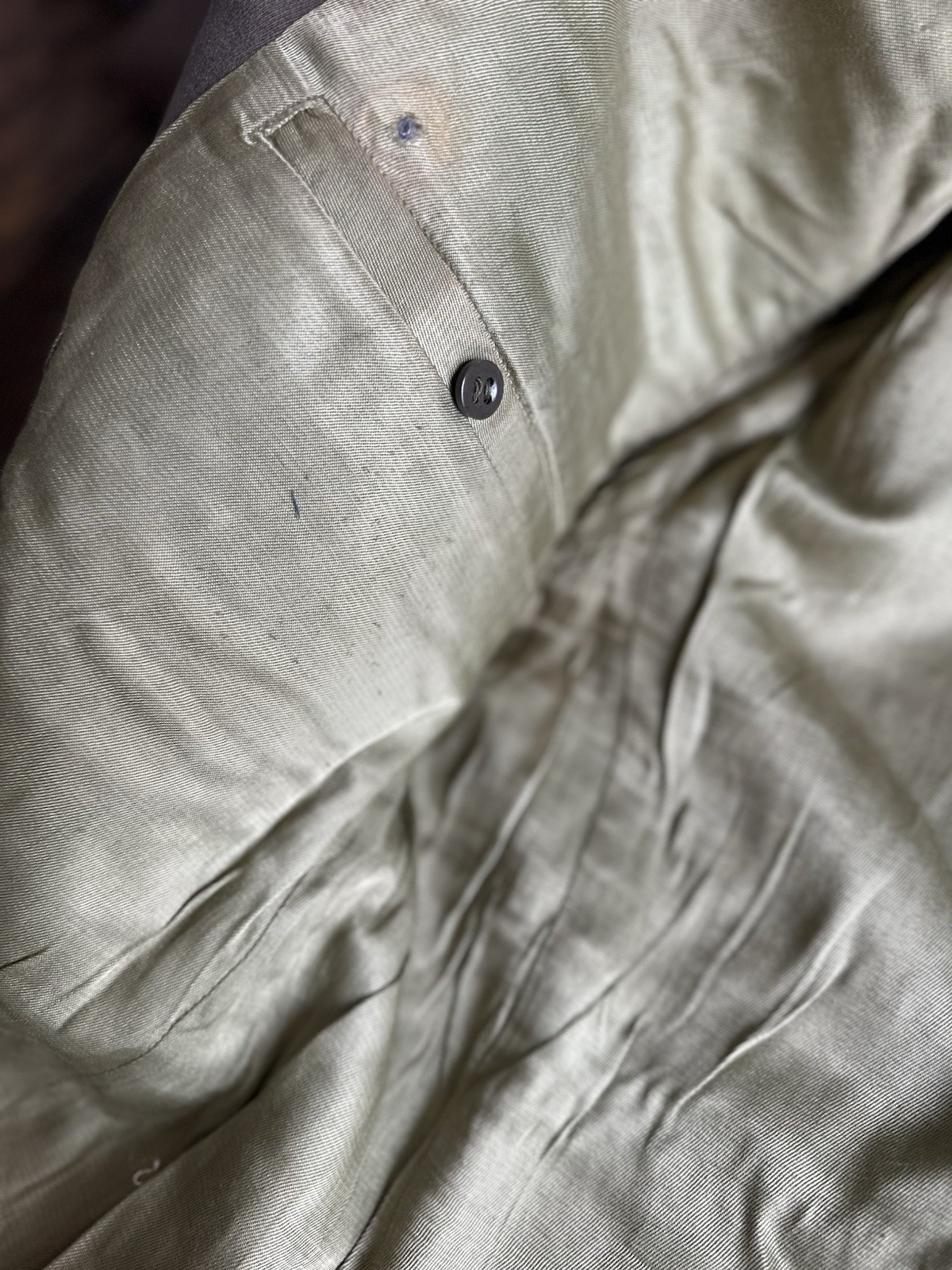 Vintage Military Jacket With Hardware – Russian?
