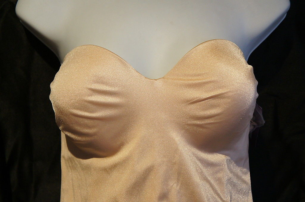 Dominique 8541 Longline Smooth Strapless Convertible Bustier Strap included Nude