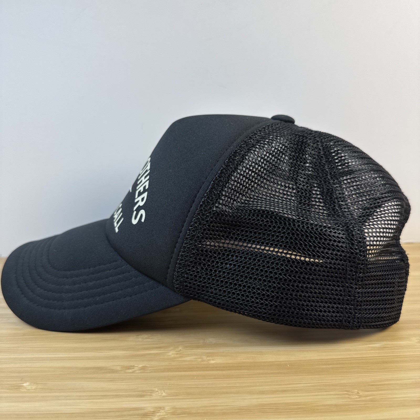 Howler Bros Mesh Foam Polyester SnapBack Hat Heed The Call Black Trucker Cap