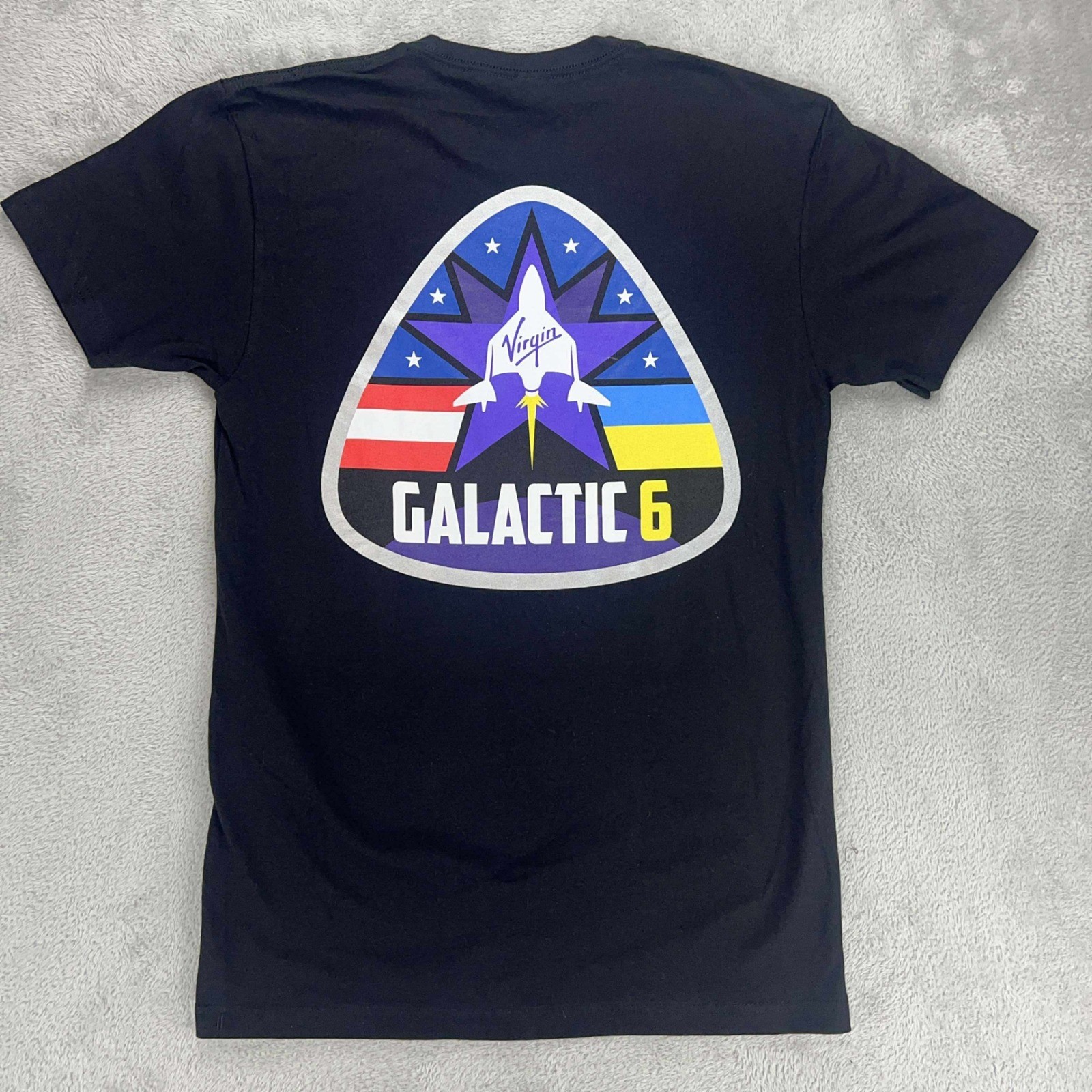 Next Level Apparel Virgin Galactic 6 T-Shirt Space Travel Graphic Small