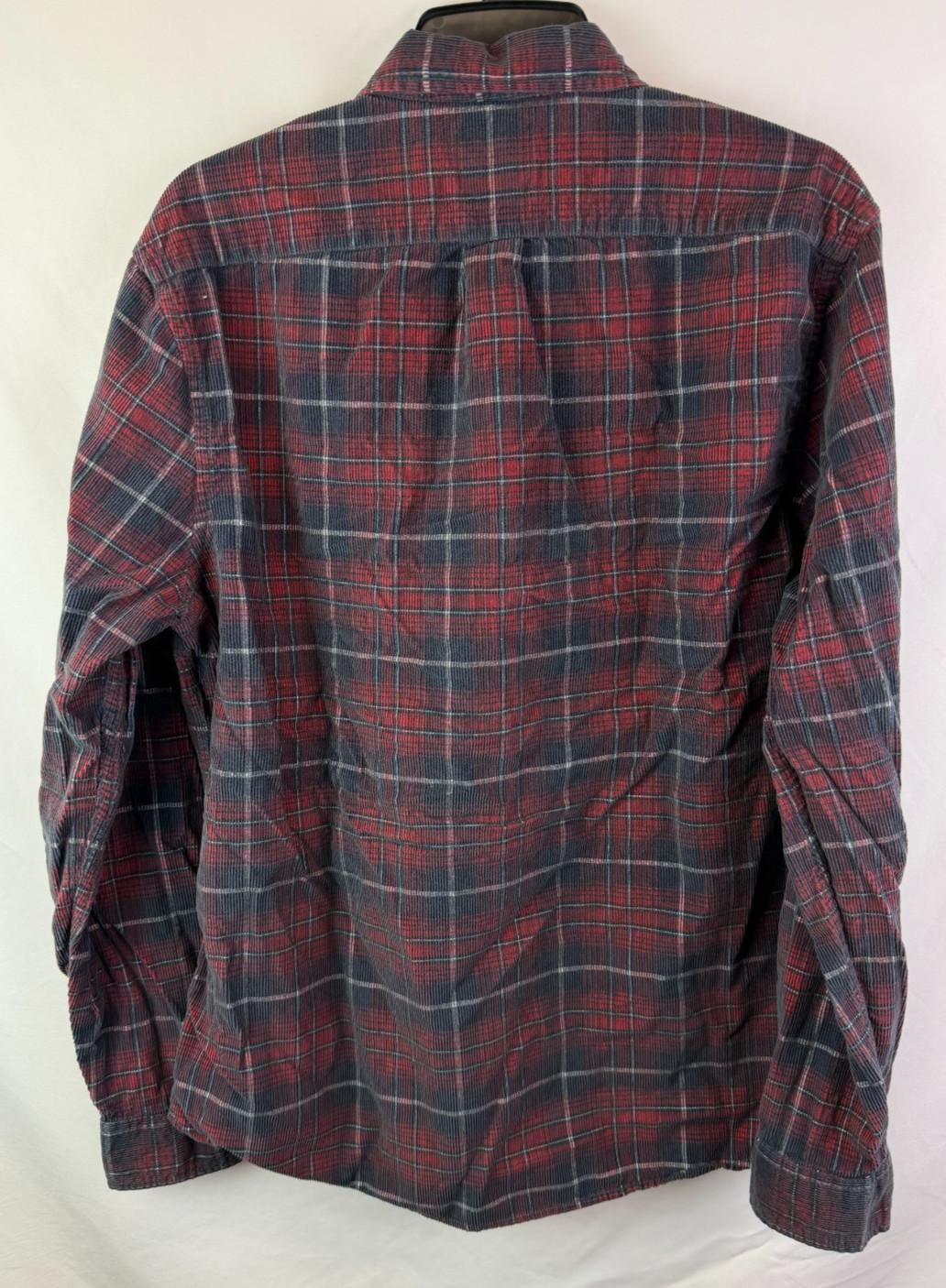 Copper And Oak Red Black Button Down Long Sleeve Shirt Men’s Size Large