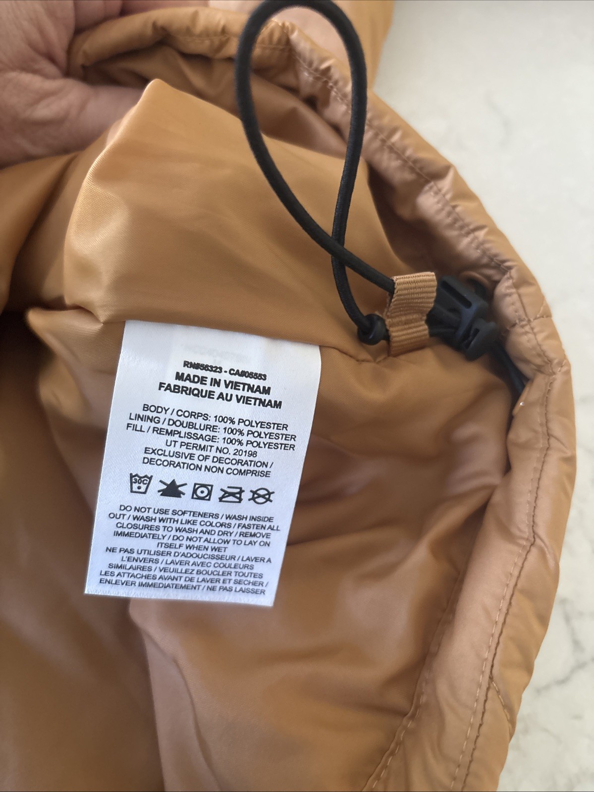 Nike Club Therma-FIT Mens M Brown Lightweight Quilted Jacket FZ0634-224 Snap NWT