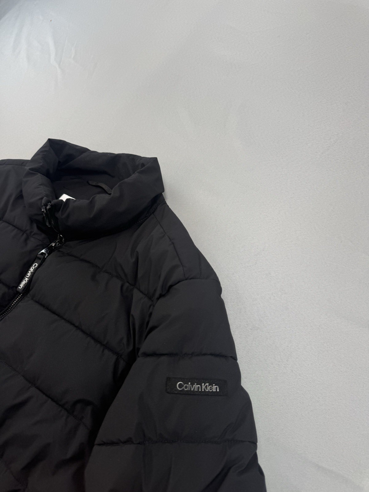 CALVIN KLEIN Men’s Size Medium Infinite Stretch Puffer Jacket Sorona Aura