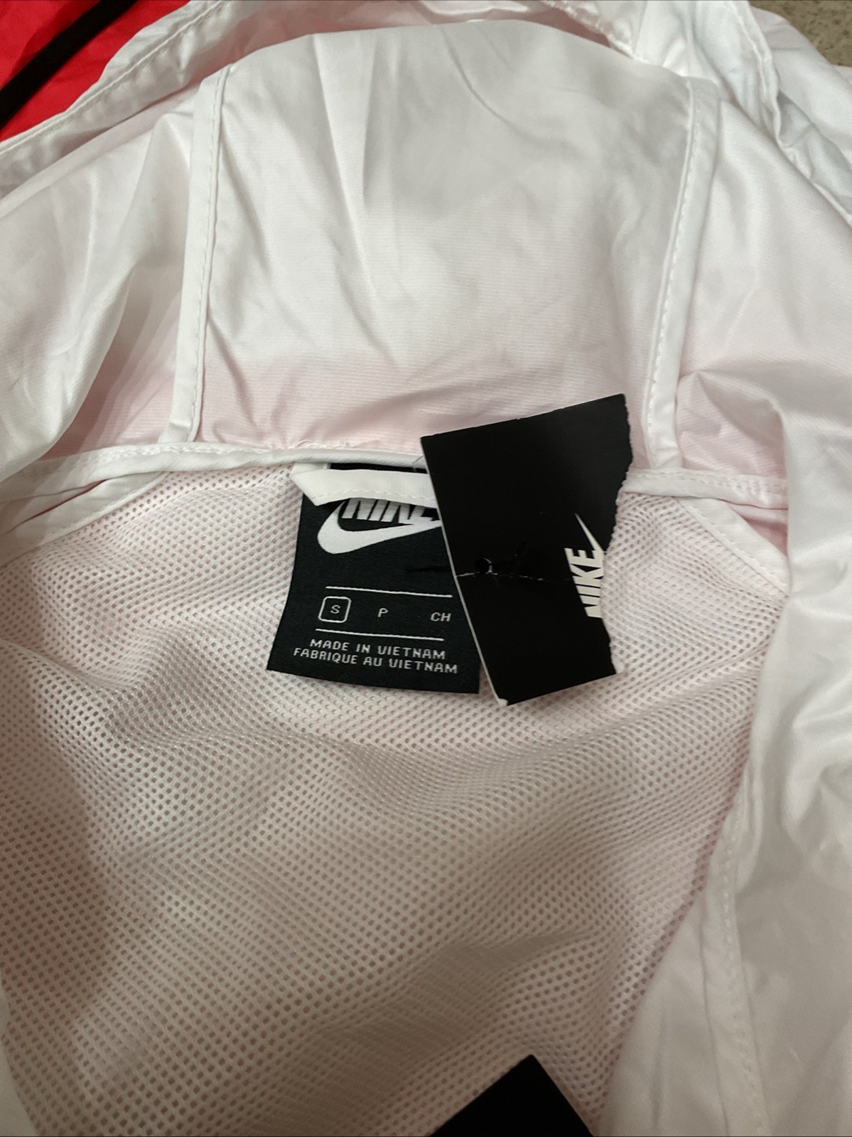 Womens Nike Jacket Windrunner Sz Small 883495-850 Windbreaker Full Zip 42×25”New