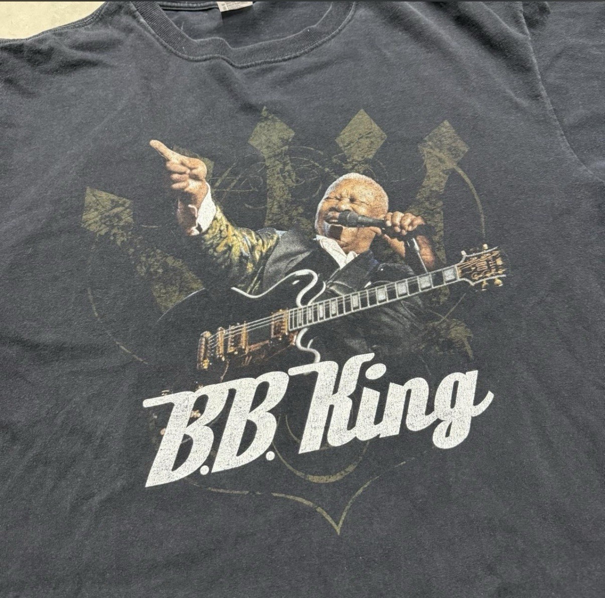 2000s 2009-2010 B.B. King Tour Shirt Size Xl Music Concert Band Tee Y2K Vintage