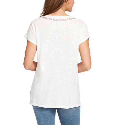 Gloria Vanderbilt Ladies’ V-Neck Embroidered Top – Size/Color Varies – G-7