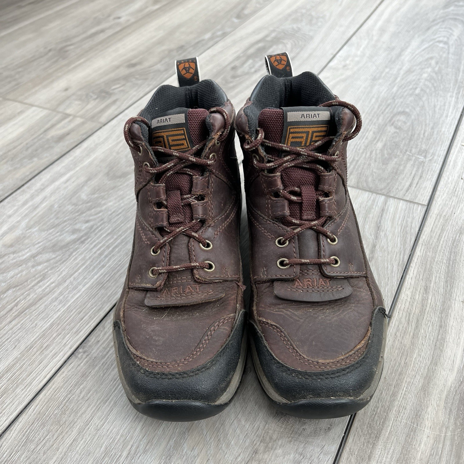 Ariat ATS Women’s Terrain Hiking Brown/Cordovan Boots Sz 7B