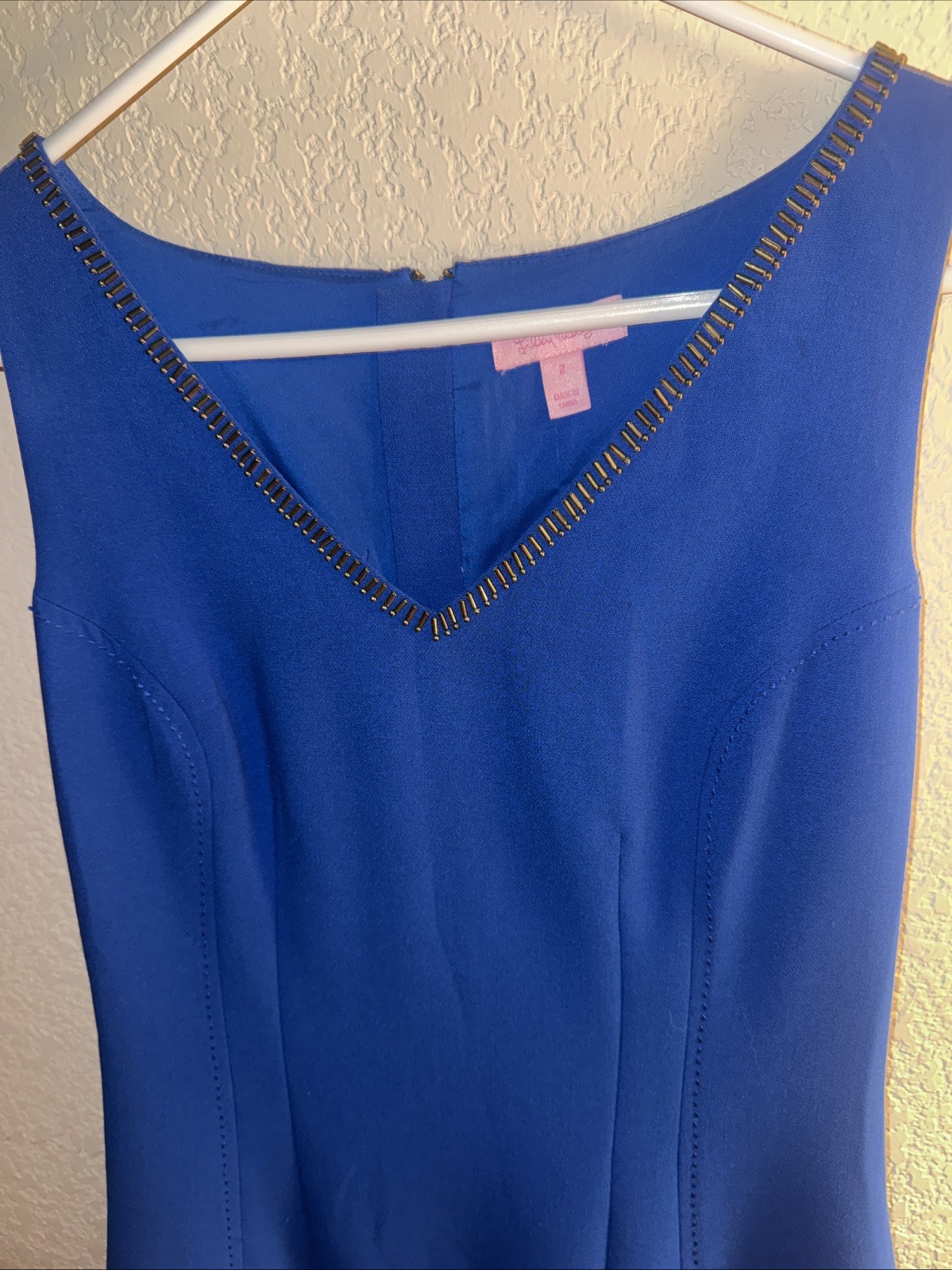 Lilly Pulitzer Minnie Dress Women’s size 2 Royal Blue A-line Sleeveless Dress