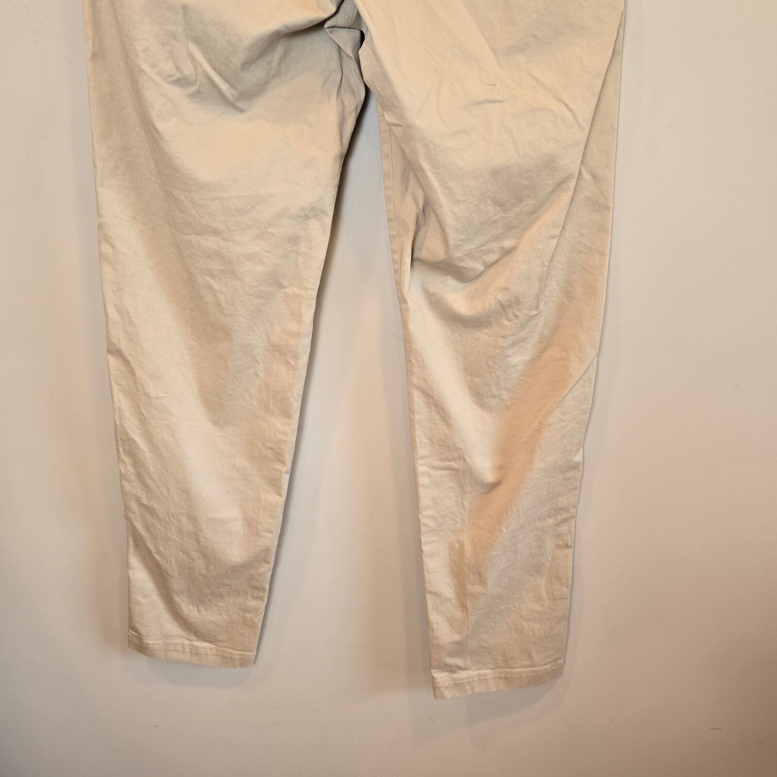 Paskho Pant Rejuvenate Khaki Cream Pull On Womens Medium