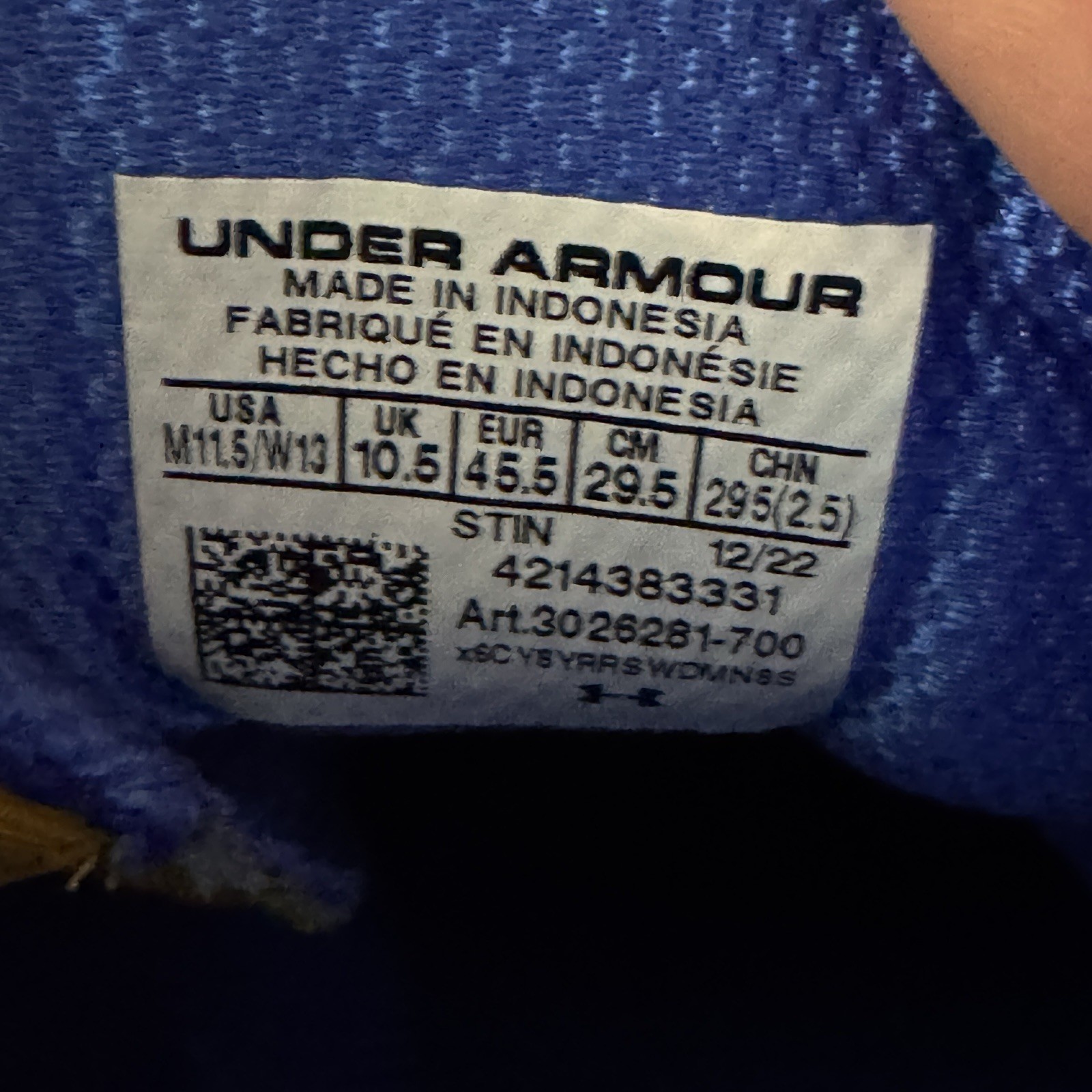 SIZE 11.5 MENS – Under Armour Curry 2 Bang Bang Warriors Yellow Blue 3026281-700