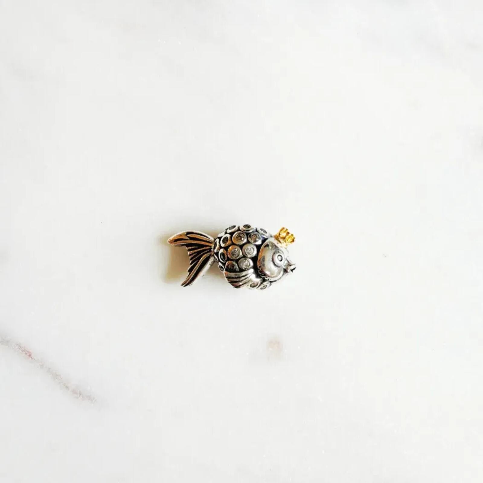 Pandora Sterling Silver 925 Russian Fairytale Fish Charm